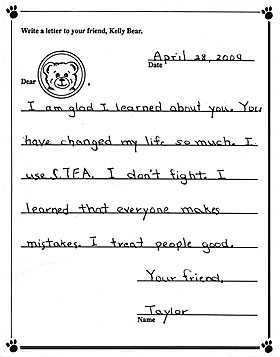 Child's letter photo